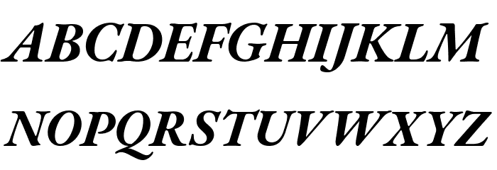 garamond bold italic free font